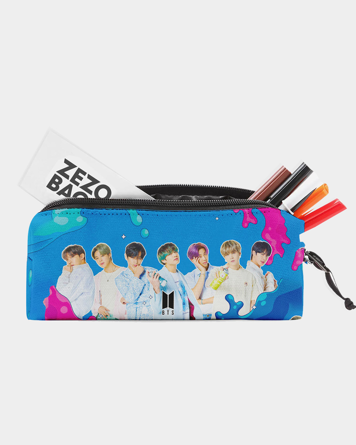 BTS Box Pouch for Boys & Girls – BTS Army Stationery Pouch | Cute School Pencil Box by Zezo