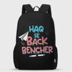 Zezo Bags Motivational & Funny Quotes Backpack – Stylish Laptop, College & Travel Bag