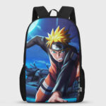 Zezo Bags Naruto Anime Character Backpack – Fashionable & Lightweight Laptop Bag