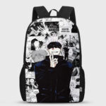 Zezo Bags Satoru Gojo Anime Backpack – Stylish Laptop, College & Travel Bag
