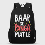 Zezo Bags Motivational & Funny Quotes Backpack – Stylish Laptop, College & Travel Bag